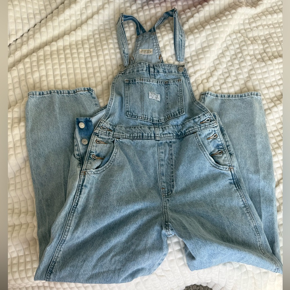 Levi’s Blue Denim Overalls - Picture 4 of 4
